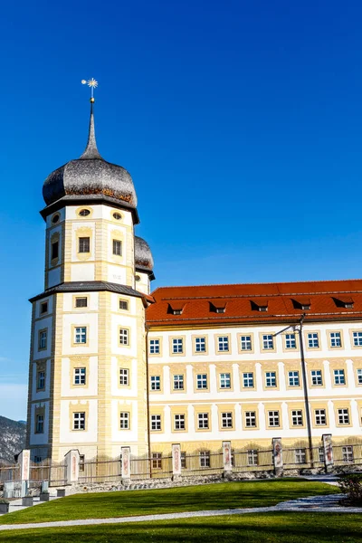 Exteriér Stams Abbey Stams Tyrolsko Rakousko Evropa — Stock fotografie
