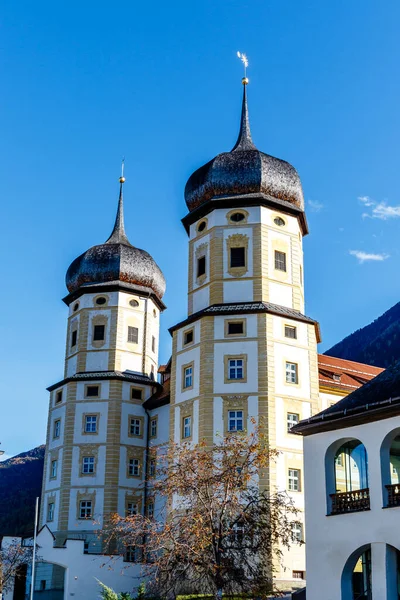 Außenansicht Stift Stams Stams Tirol Österreich Europa — Stockfoto