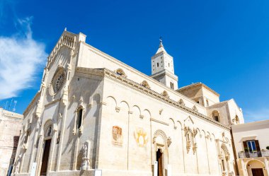 Matera Katedrali (Cattedrale di Matera) Matera, Basilicata, İtalya - Avrupa