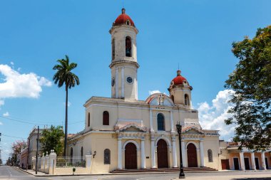 Exterior of the Cathedral Of The Immaculate Conception in Cienfuegos, Cuba, Caribbean