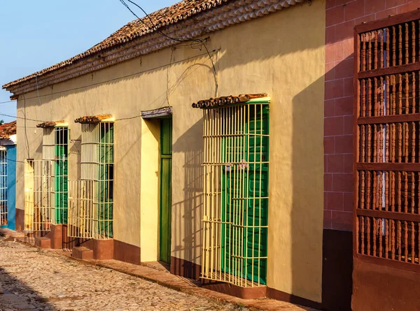 Old Colorful Colonial Houses Center Trinidad Cuba Caribbean — Foto de Stock