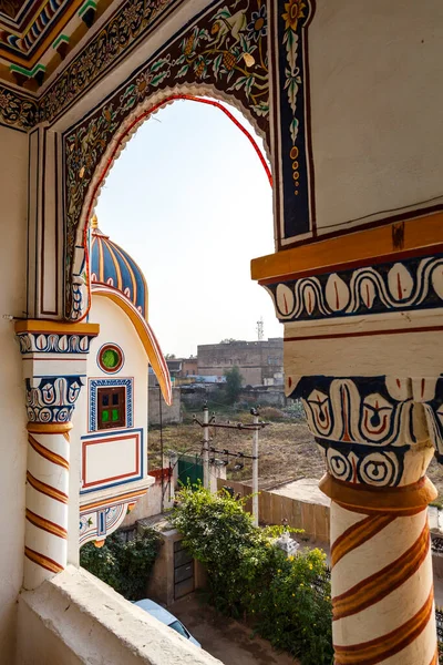 Zewnątrz Starego Haveli Mandawa Rajasthan Indie Azja — Zdjęcie stockowe