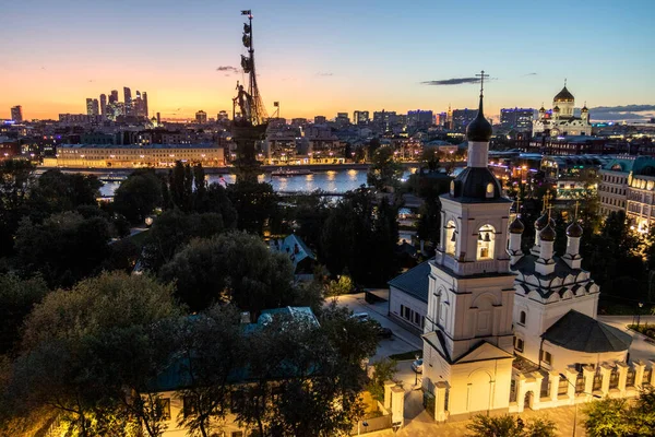 Akşamları Moskova Rusya Avrupa — Stok fotoğraf
