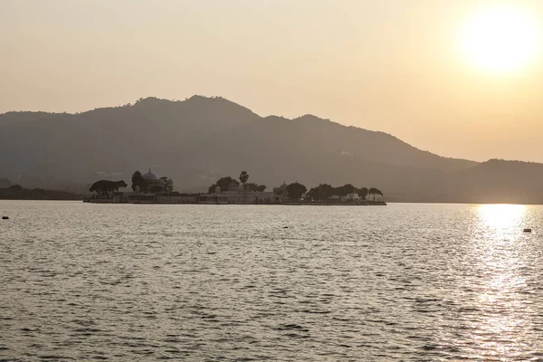 View Lake Pichola Udaipur Sunset Rajasthan India Asia — Stock Photo, Image