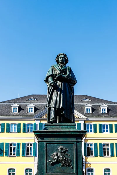 Estatua Beethoven Del Compositor Ludwig Van Beethoven Centro Bonn Alemania —  Fotos de Stock