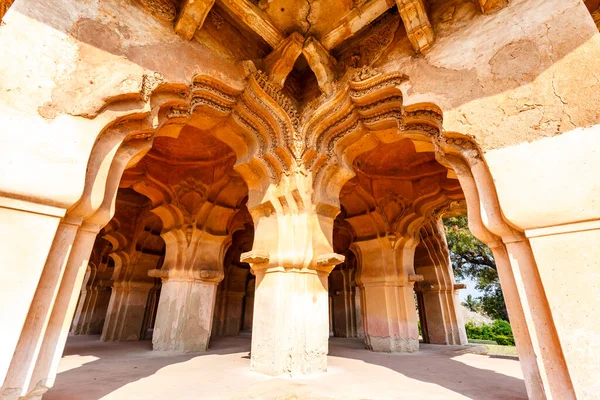 Exterior Lotus Mahal Chitrangi Mahal Hampi Karnataka Índia Ásia — Fotografia de Stock