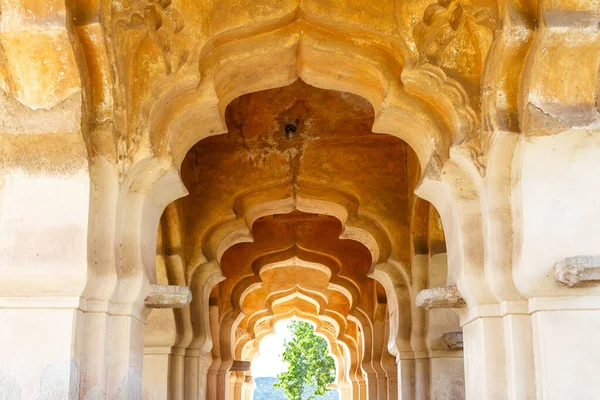 Utanför Lotus Mahal Chitrangi Mahal Hampi Karnataka Indien Asien — Stockfoto