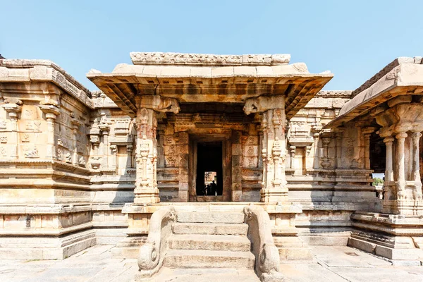 Wnętrze Świątyni Sri Virupaksha Hampi Karnataka Indie Azja — Zdjęcie stockowe