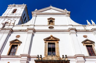 Goa Velha, Panjim, Goa, Hindistan, Asya 'daki Santa Catarina Katedrali' nin dışı.
