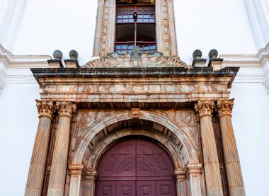 Goa Velha, Panjim, Goa, Hindistan, Asya 'daki Santa Catarina Katedrali' nin dışı.