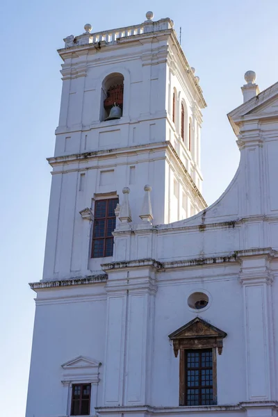 Exterior Del Catedral Santa Catarina Goa Velha Panjim Goa India — Foto de Stock