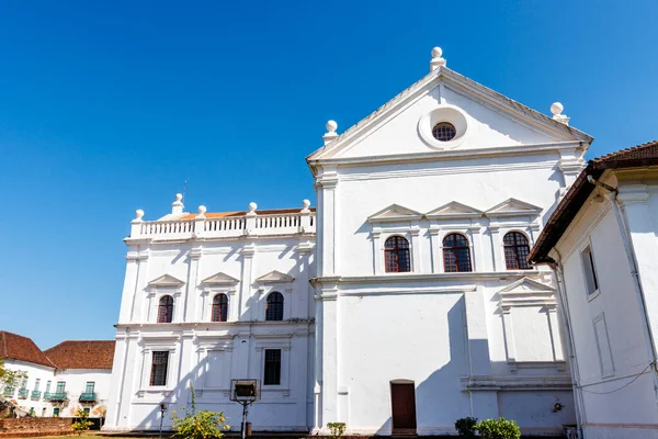 Wnętrze Catedral Santa Catarina Goa Velha Panjim Goa Indie Azja — Zdjęcie stockowe