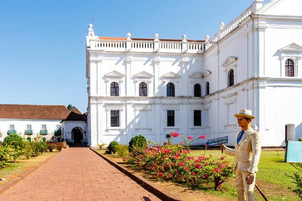 Exterior Catedral Santa Catarina Goa Velha Panjim Goa India Asia — Stock Photo, Image