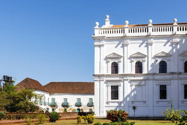 Exterior Del Catedral Santa Catarina Goa Velha Panjim Goa India — Foto de Stock