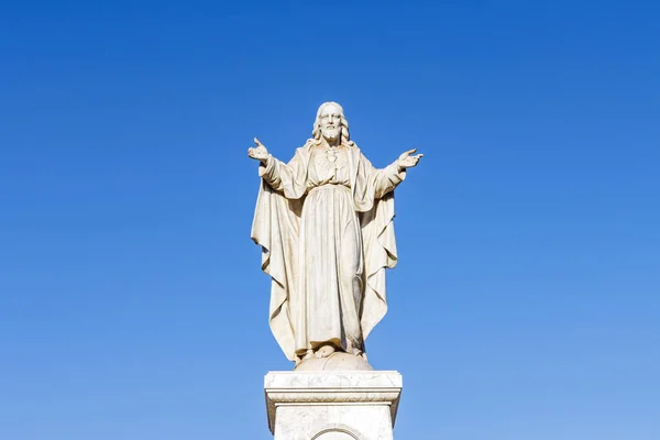 Statue Jesus Kristus Foran Katedralen Gamle Goa Goa Velha Goa – stockfoto