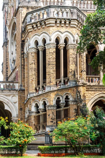 Wnętrze Uniwersytetu Bombaju Mumbaj Maharashstra Indie Azja — Zdjęcie stockowe