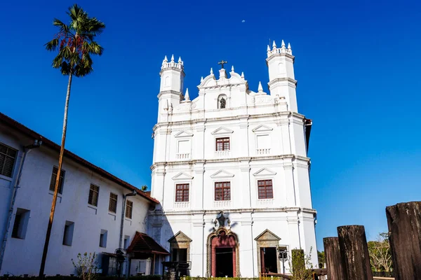 Fachada Iglesia Católica San Francisco Asís Goa Velha Goa India —  Fotos de Stock