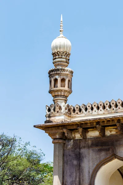 Zewnątrz Grobowców Qutub Shahi Grób Trzeciego Króla Ibrahima Quli Qutb — Zdjęcie stockowe