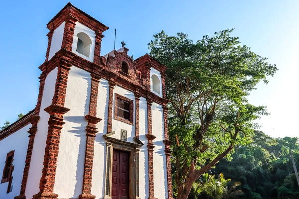 印度果阿 果阿韦拉 亚力山大圣凯瑟琳教堂门面 — 图库照片