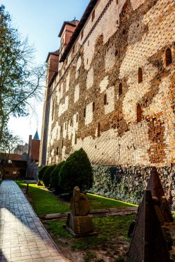 Polonya, Avrupa 'daki Malbork şatosunun dışı