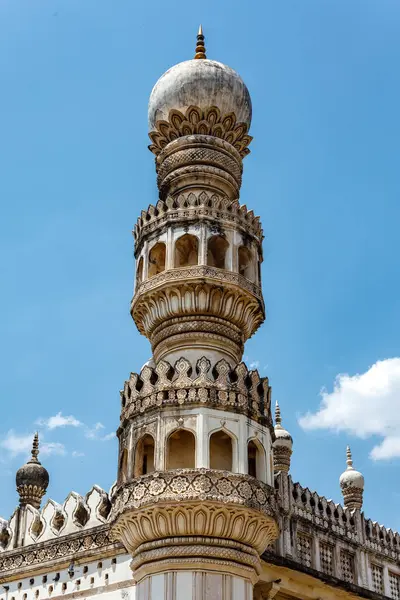 Exterior Grande Mesquita Túmulos Qutub Shahi Hyderabad Telangana Índia Ásia — Fotografia de Stock