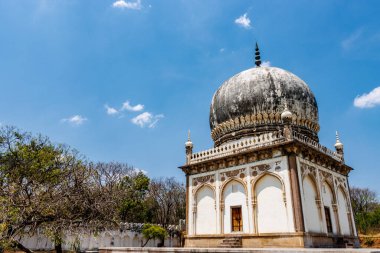 Taramati Anıtmezarı, Kutub Shahi Mezarları, Hyderabad, Telangana, Hindistan, Asya