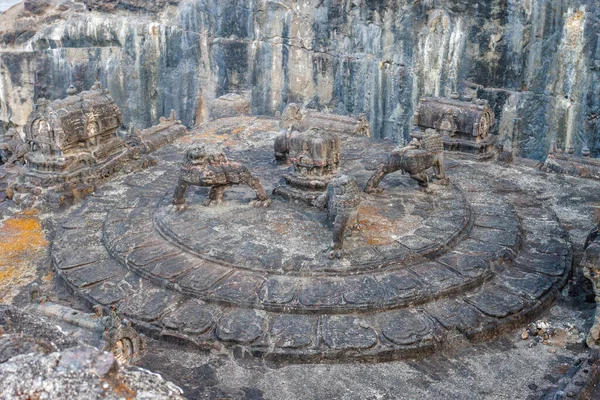 Kailasa寺院 Elora Caves Maharashtra India Asia — ストック写真