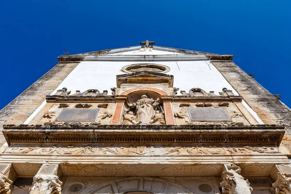 Fachada Iglesia Santa Maria Obidos Portugal Europa —  Fotos de Stock