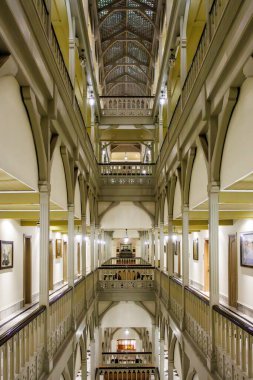 Mumbai, Maharashstra, Hindistan ve Asya 'daki Taj Mahal Sarayı' nın içinde.