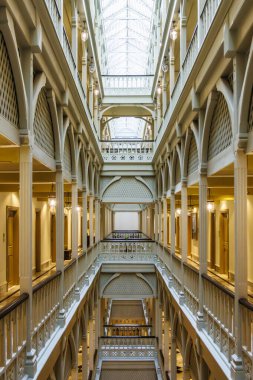 Mumbai, Maharashstra, Hindistan ve Asya 'daki Taj Mahal Sarayı' nın içinde.