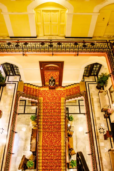 Rich Decorated Main Hall Taj Mahal Palace Mumbai Maharashtra India — Stock Photo, Image