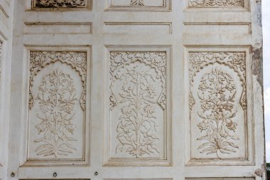 Bibi Ka Maqbara 'nın dışı - bebek Taj Mahal - Aurangabad, Maharashtra, Hindistan, Asya' da