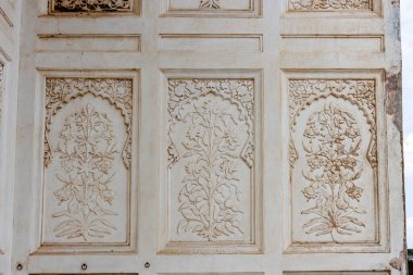 Bibi Ka Maqbara 'nın dışı - bebek Taj Mahal - Aurangabad, Maharashtra, Hindistan, Asya' da