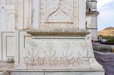 Bibi Ka Maqbara 'nın dışı - bebek Taj Mahal - Aurangabad, Maharashtra, Hindistan, Asya' da