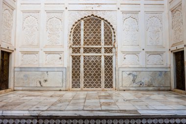 Bibi Ka Maqbara 'nın dışı - bebek Taj Mahal - Aurangabad, Maharashtra, Hindistan, Asya' da