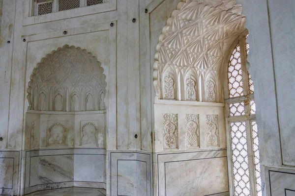 Interior Bibi Maqbara Bebê Taj Mahal Aurangabad Maharashtra Índia Ásia — Fotografia de Stock