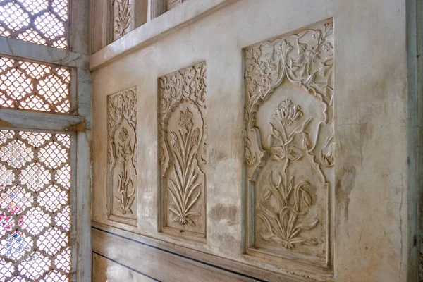Interior Del Bibi Maqbara Bebé Taj Mahal Aurangabad Maharashtra India — Foto de Stock
