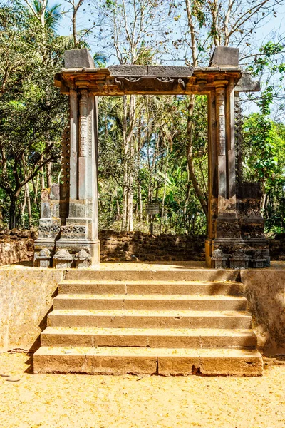 Porten Till Palatset Adil Shah Revs 1820 Gamla Goa Goa — Stockfoto