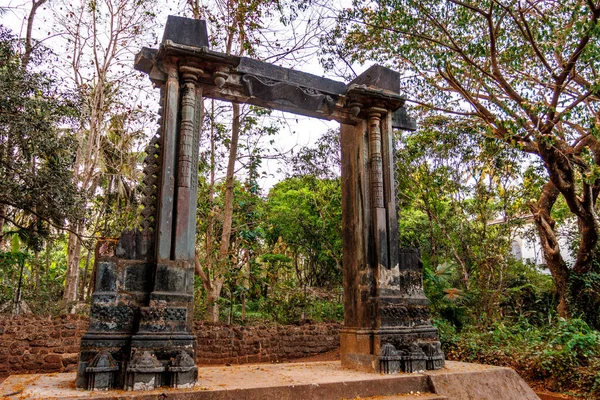 Portão Palácio Adil Shah Demolido 1820 Goa Velho Goa Velha — Fotografia de Stock