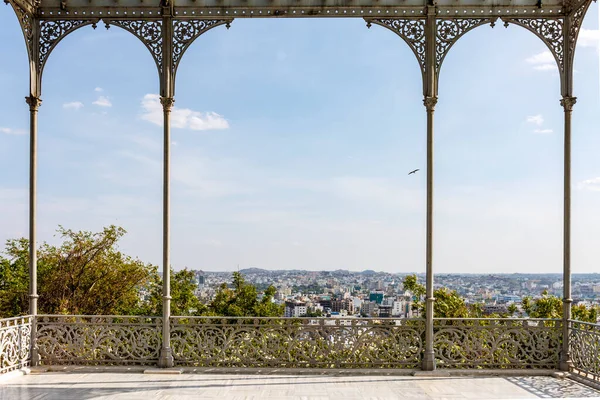 Vista Hyderabad Palácio Falaknuma Hyderabad Telangana Índia Ásia — Fotografia de Stock