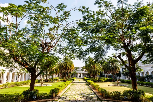 Patio Del Palacio Falaknuma Hyderabad Telangana India Asia —  Fotos de Stock