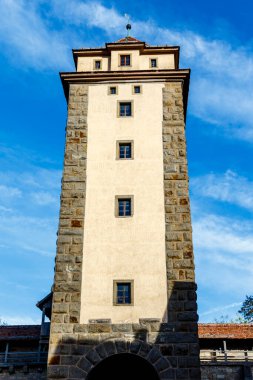 Galgentor Kulesi, Darağacı Kapısı, Rothenburg ob der Tauber, Almanya, Avrupa