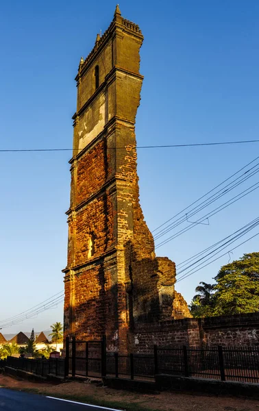 Ruins Chapel Clare Old Goa Goa Velha Goa India Asia — Stock Photo, Image