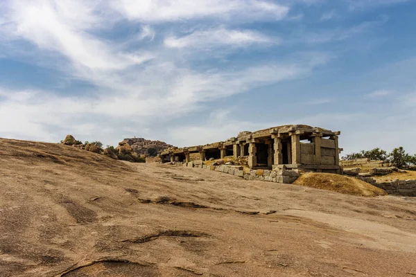 Außenansicht Des Shivalaya Tempels Hampi Karnataka Indien Asien — Stockfoto