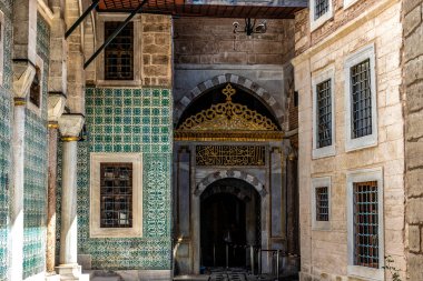 İstanbul, Türkiye ve Avrupa 'daki Topkapı sarayının içindeki harem alanı