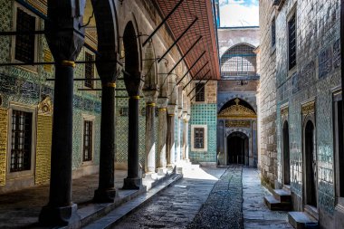 İstanbul, Türkiye ve Avrupa 'daki Topkapı sarayının içindeki harem alanı