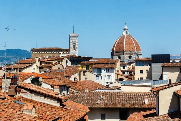 Floransa 'nın tarihi merkezinde Santa Maria del Fiore Katedrali, Toskana, İtalya, Avrupa