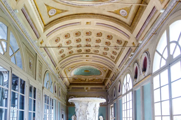 Rich Decorated Interior Uffizi Gallery Florence Italy Europe — ストック写真
