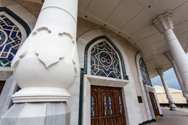 Taşkent, Özbekistan, Orta Asya 'daki Amir Timur Müzesi' nin dışı.