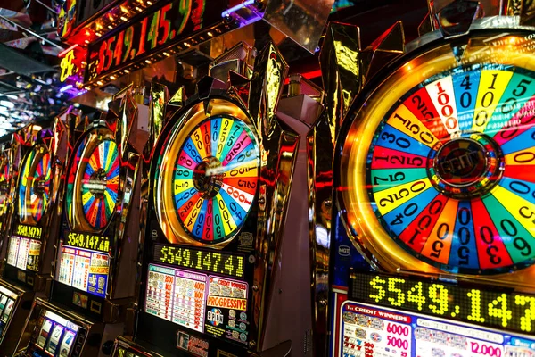 Slot Machines Casino Strip Las Vegas Nevada United States America — Stock Photo, Image